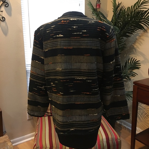 Indigo Moon Jacket Blazer Artisan Woman’s SZ L - Picture 2 of 7